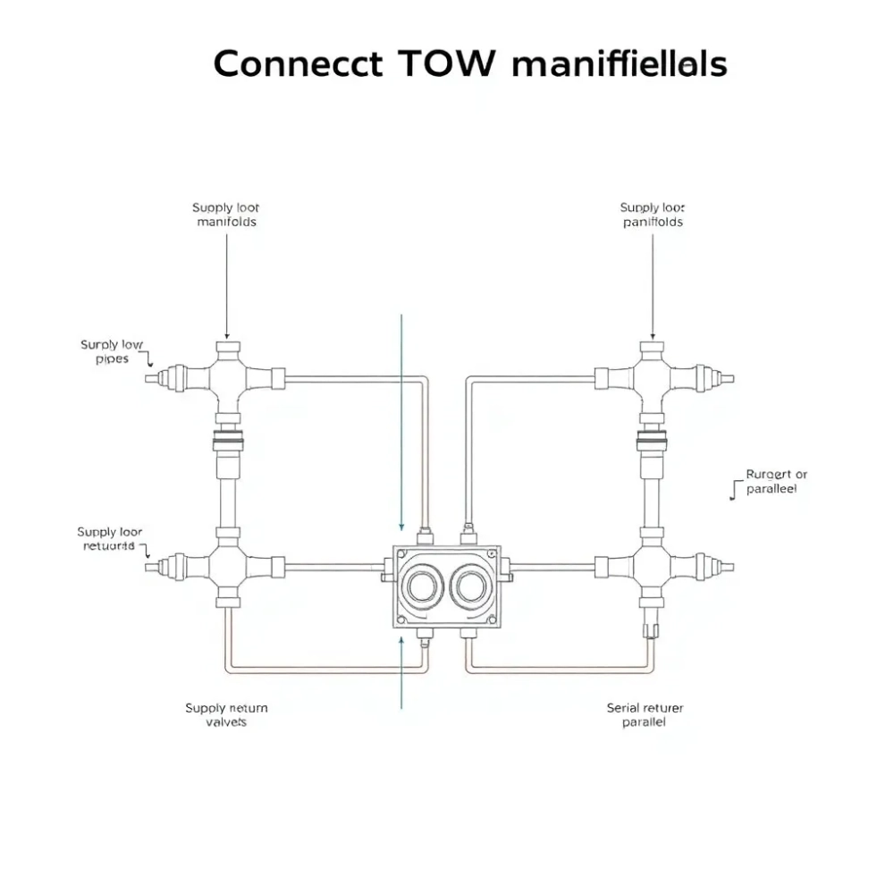 Jak podłączyć dwa rozdzielacz ogrzewania podłogowego