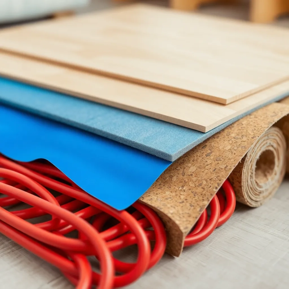 Jaki podkład pod panele laminowane ogrzewanie podłogowe