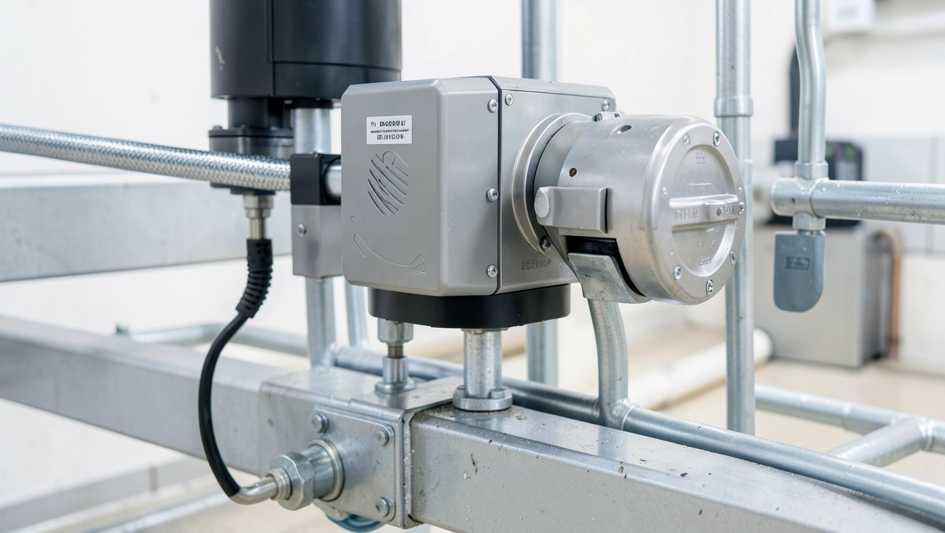 Pompa obiegowa w rozdzielaczu podłogowym