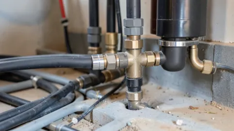 budowa rozdzielacza do ogrzewania podłogowego