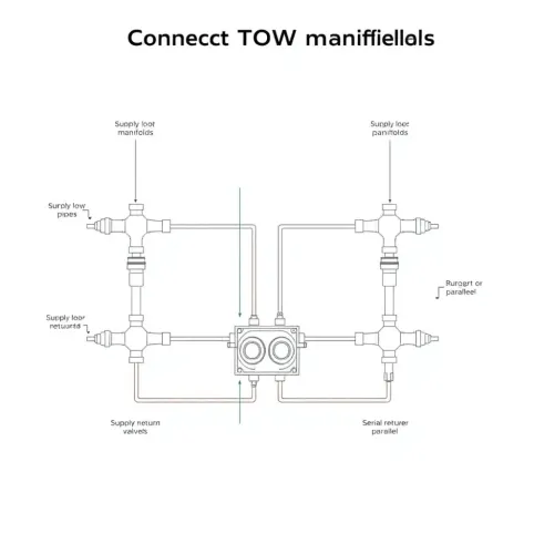 Jak podłączyć dwa rozdzielacz ogrzewania podłogowego